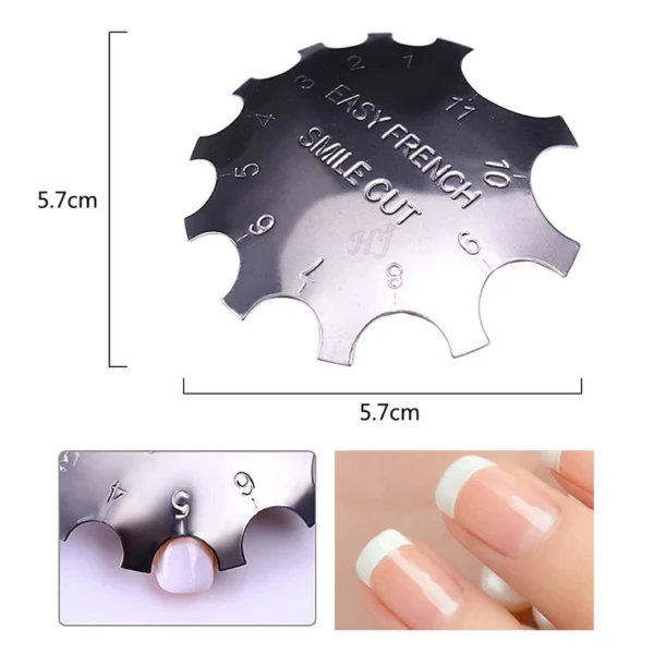 Easy French Smile Line Cut Tool 12 Sizes - Image 2