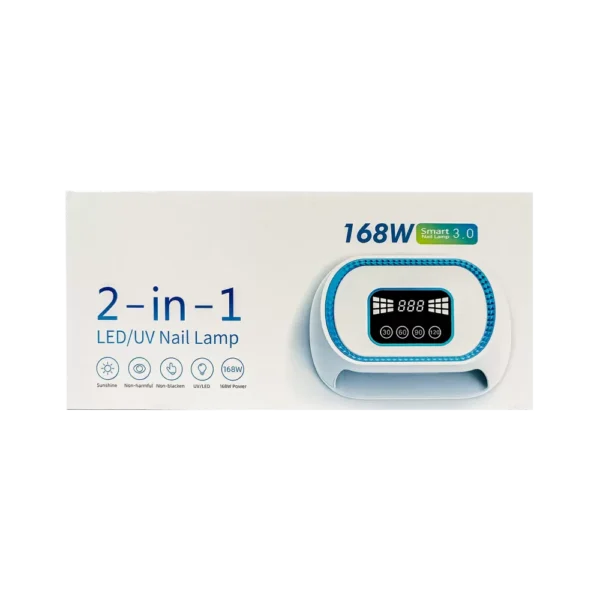 2-in1 Led/UV Nail Lamp 168W - Image 3