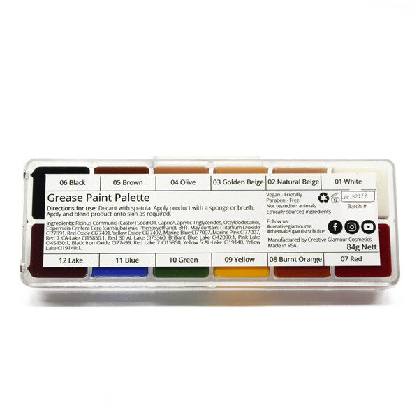 12 Shade Greasepaint Palette - Image 2