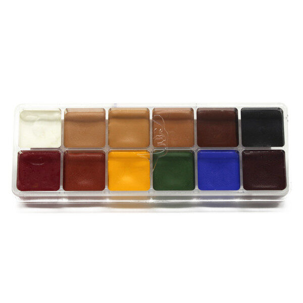 12 Shade Greasepaint Palette