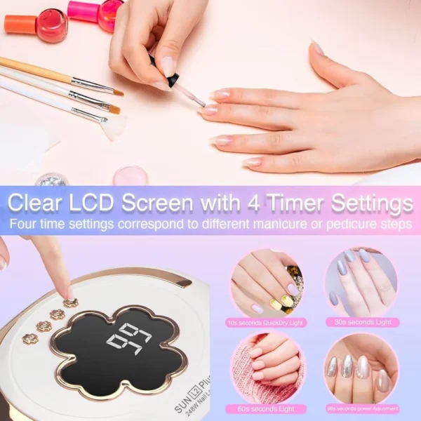 Sun L2 Plus Professional Nail Lamp 248W - Image 7