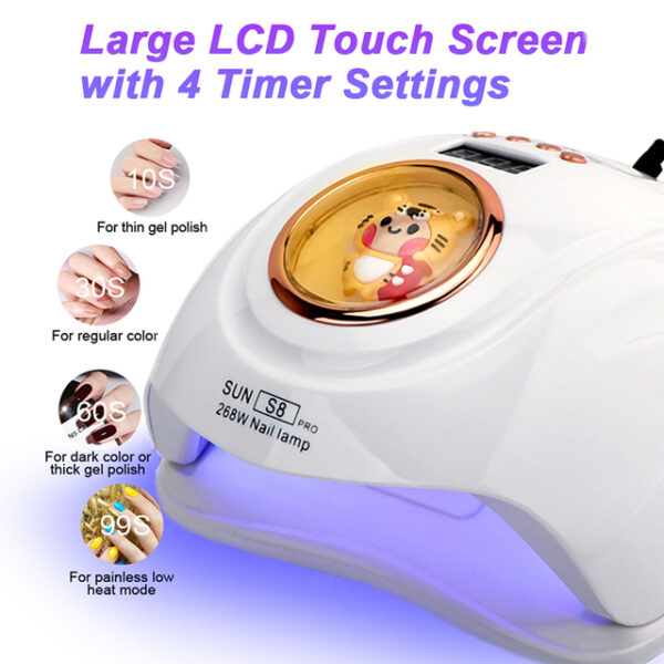 Sun S8 Pro - 268W Nail Lamp - Image 3